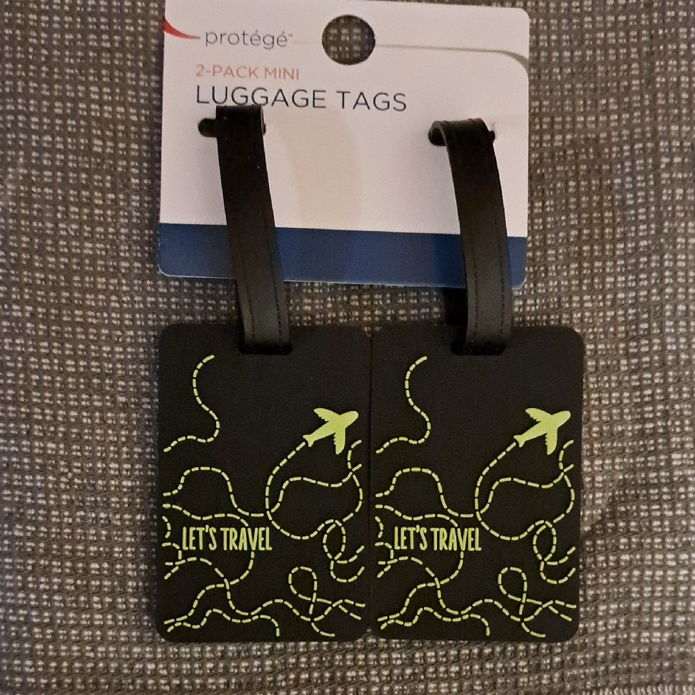 Luggage Tags Rubber 2 Pack